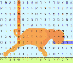The mane reads, "I AM the God (Mighty One) of Judah!" ("I AM" is circled red.)