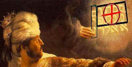 Belshazzar by Rembrandt as a Bible Code and Prophecy.