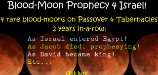 Blood-Moon Prophecy 4 Israel. (Lunar-Eclipse Tetrads on Feasts of Passover and Tabernacles)