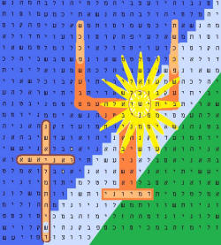 Sun river and cross with the cross repeating itself because of the residual effect of the code being at only an ELS of 11.