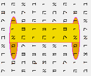 Picture bible code of "The Scroll of the Lamb" with its seven seals opened, and the Scroll now being read.