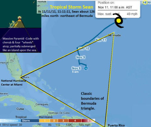 TS Sean and the Bermuda Triangle.